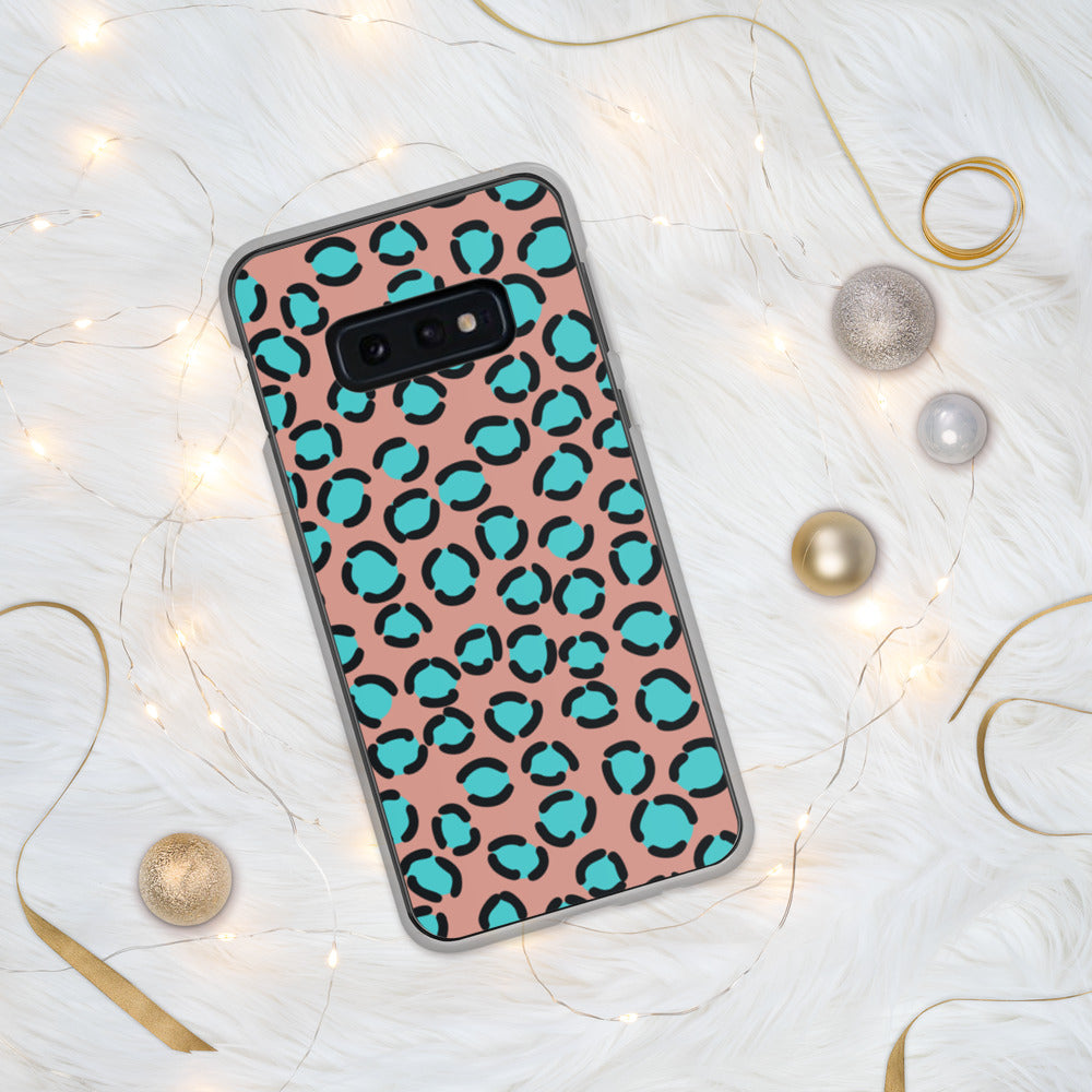 BLUE SPOT LEOPARD- Samsung Case