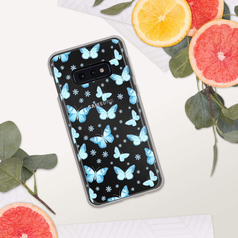 BLUE BUTTERFLIES- Samsung Case