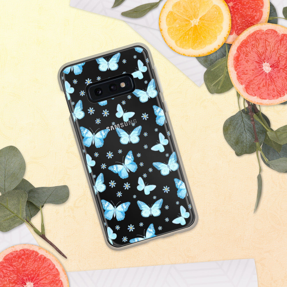 BLUE BUTTERFLIES- Samsung Case
