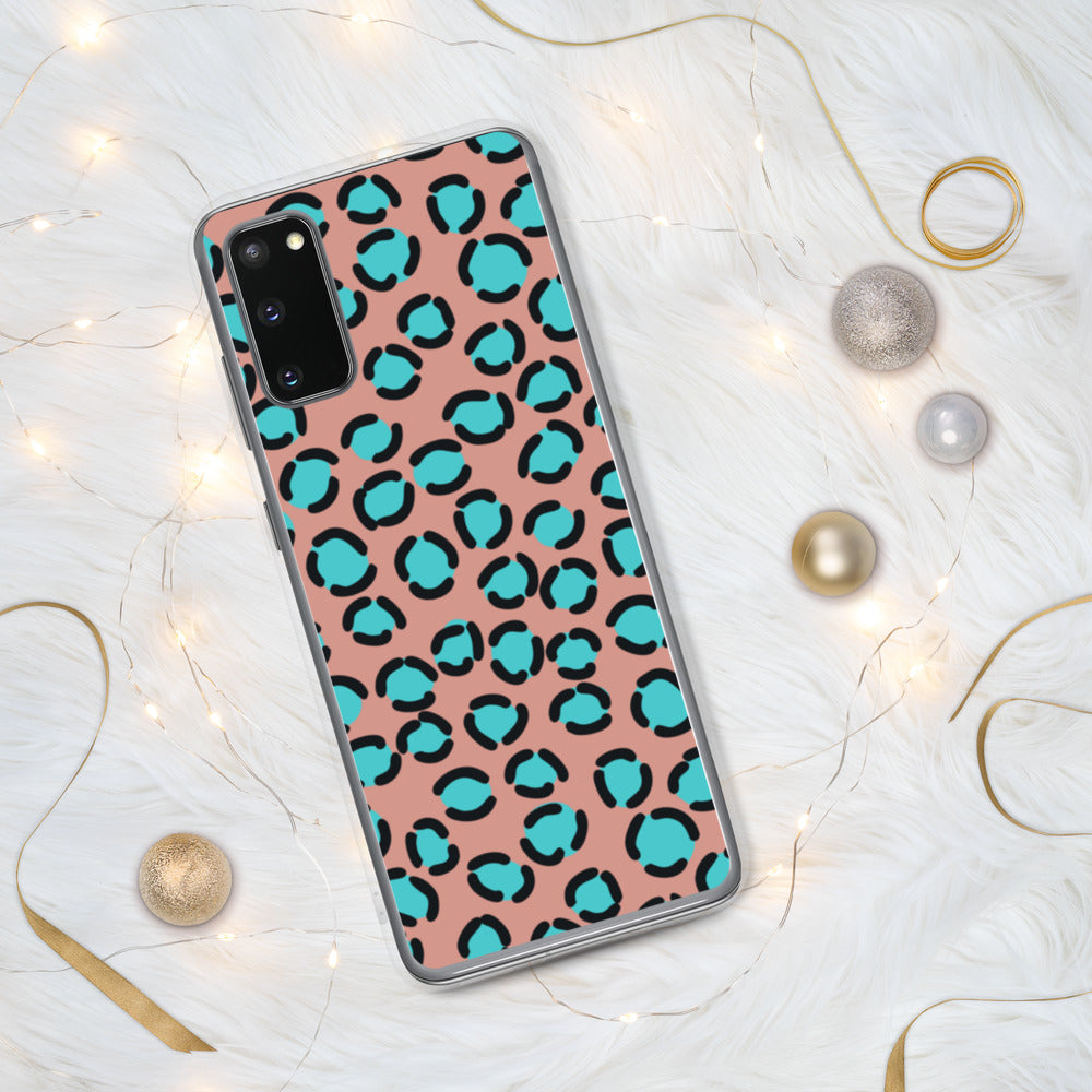 BLUE SPOT LEOPARD- Samsung Case