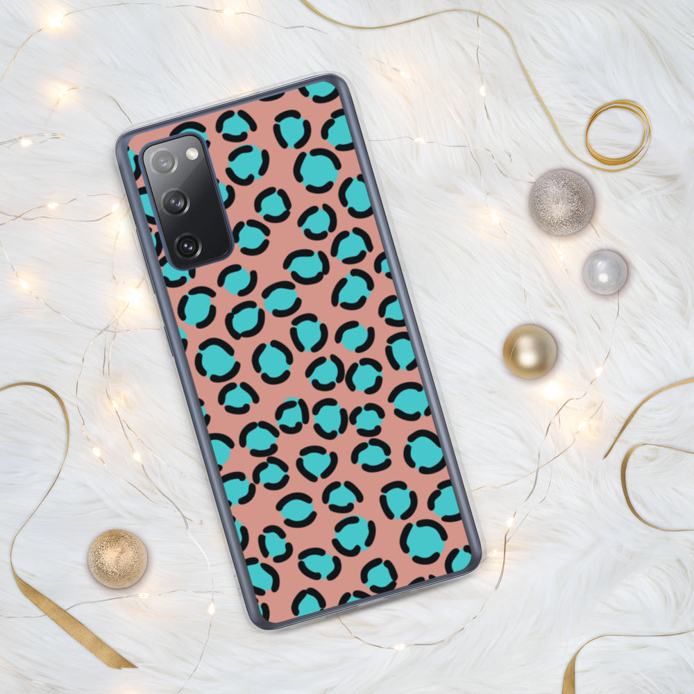 BLUE SPOT LEOPARD- Samsung Case