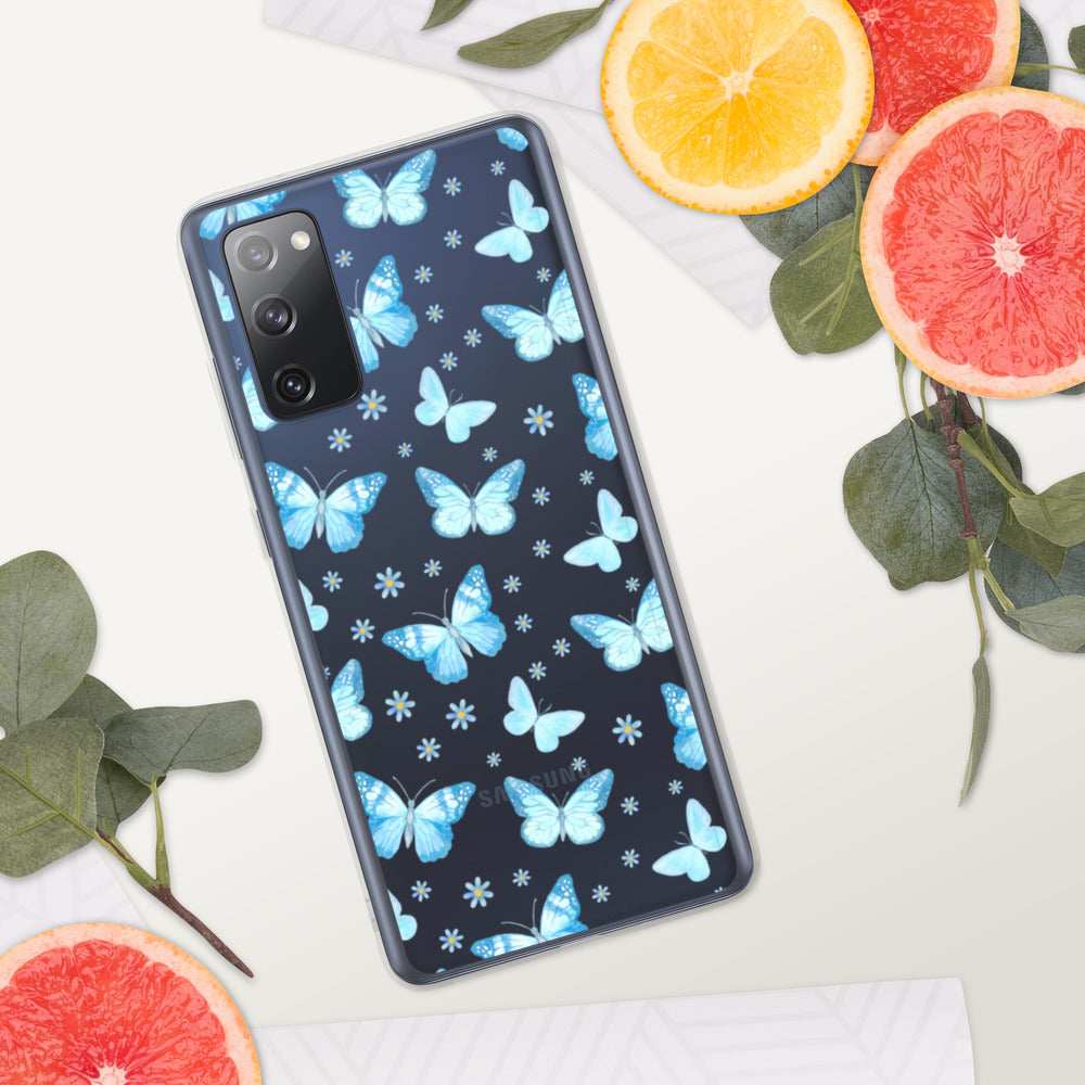 BLUE BUTTERFLIES- Samsung Case