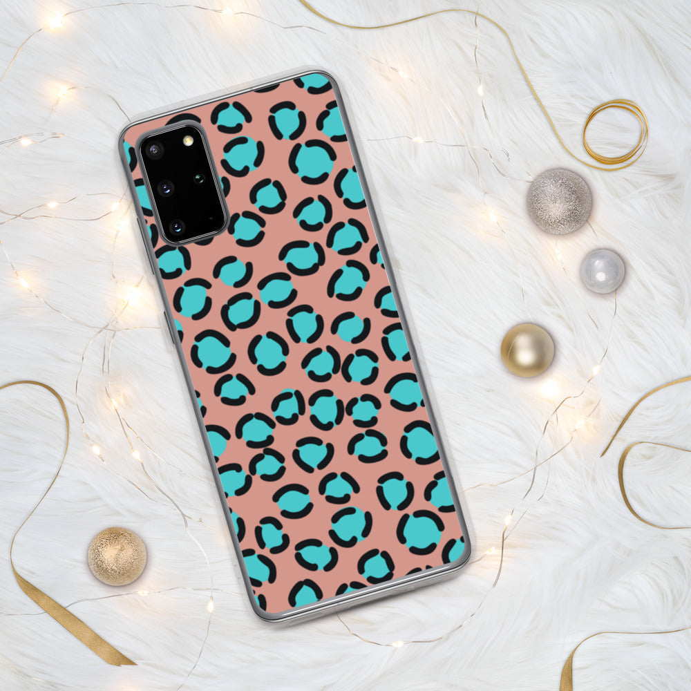 BLUE SPOT LEOPARD- Samsung Case