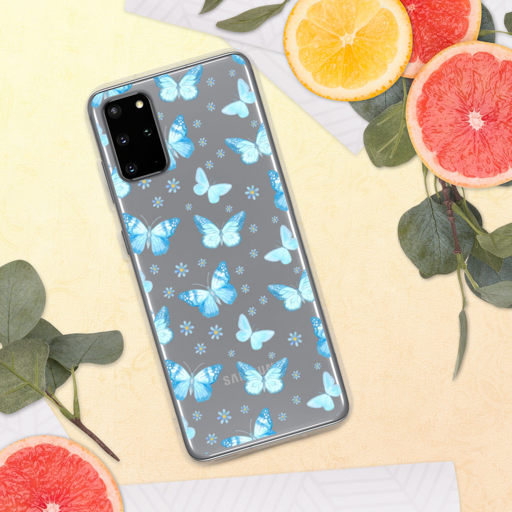BLUE BUTTERFLIES- Samsung Case