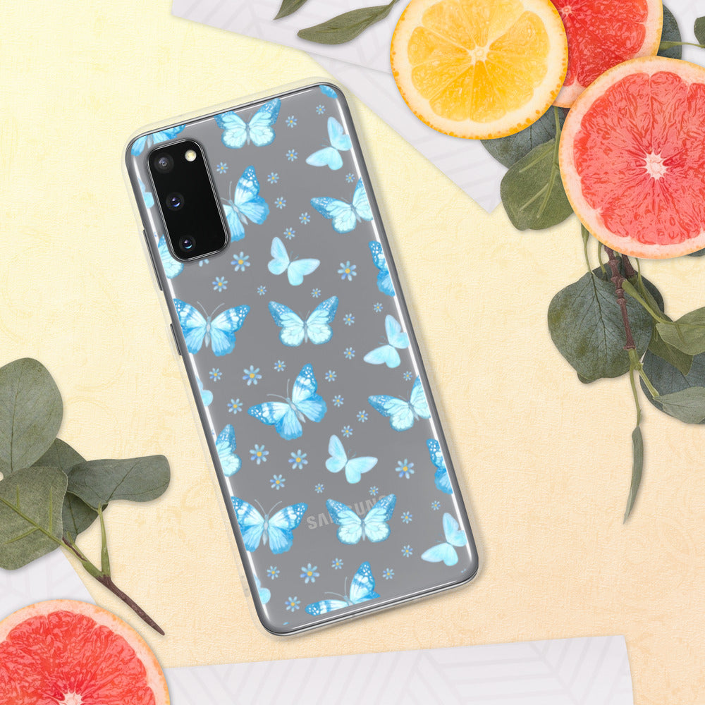 BLUE BUTTERFLIES- Samsung Case