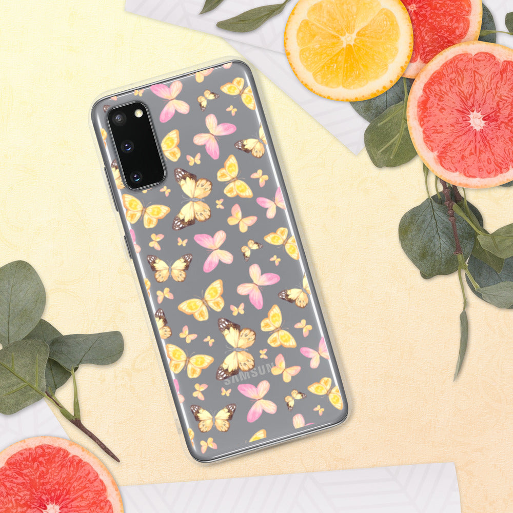 YELLOW BUTTERFLIES- Samsung Case