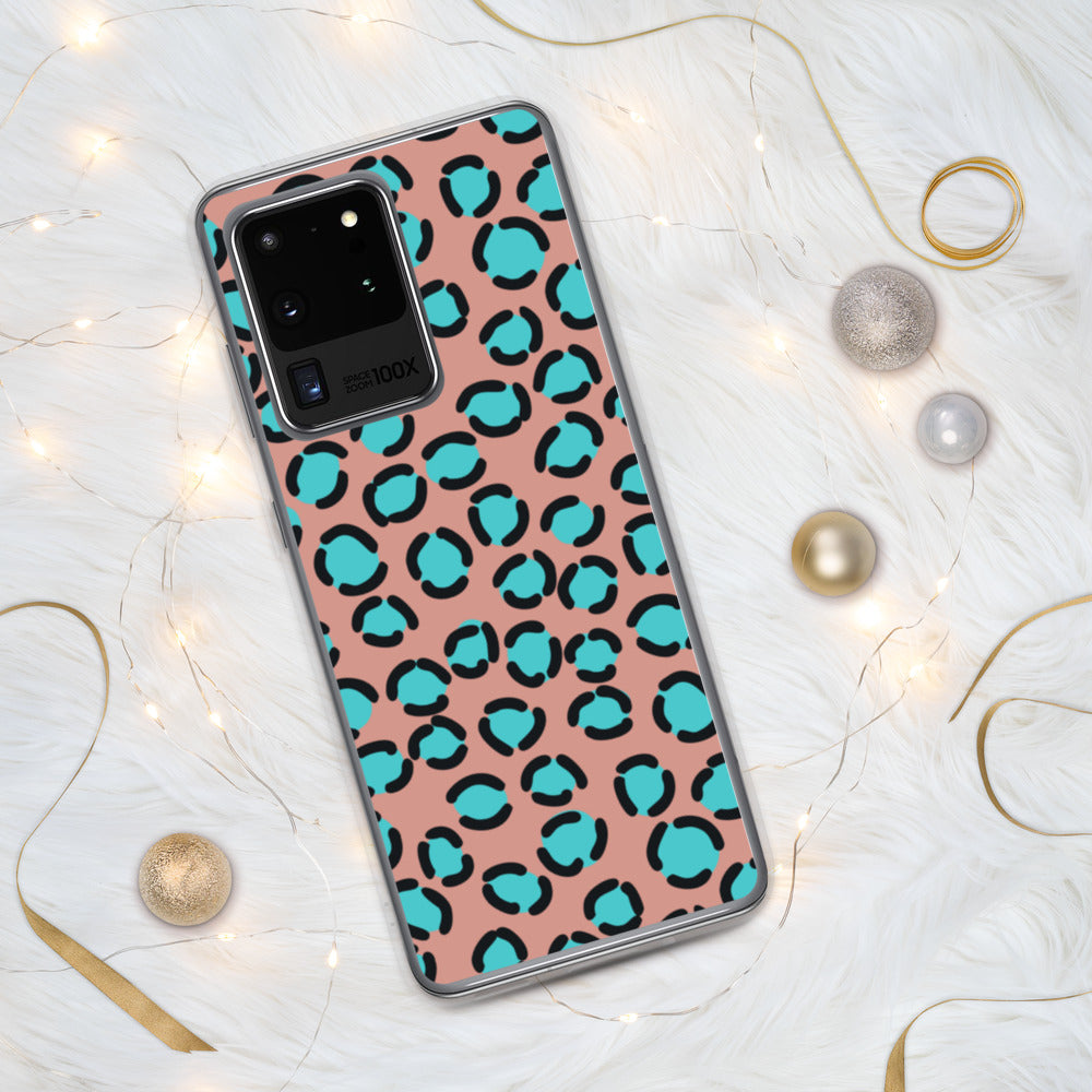 BLUE SPOT LEOPARD- Samsung Case