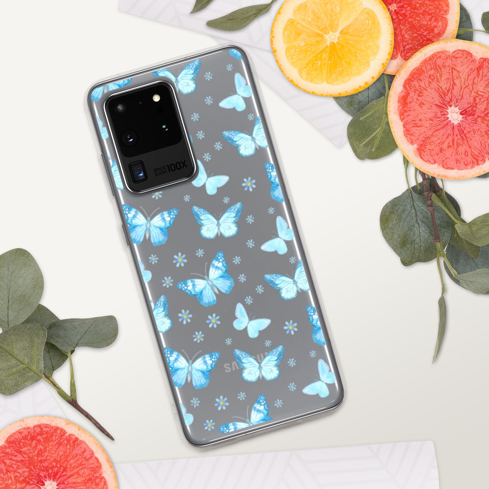BLUE BUTTERFLIES- Samsung Case