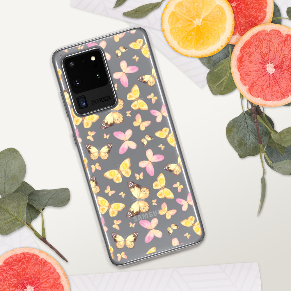 YELLOW BUTTERFLIES- Samsung Case