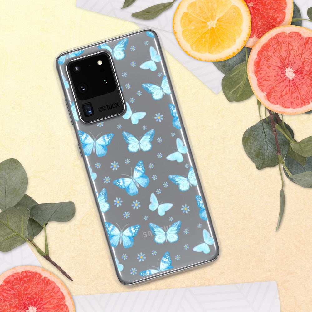 BLUE BUTTERFLIES- Samsung Case