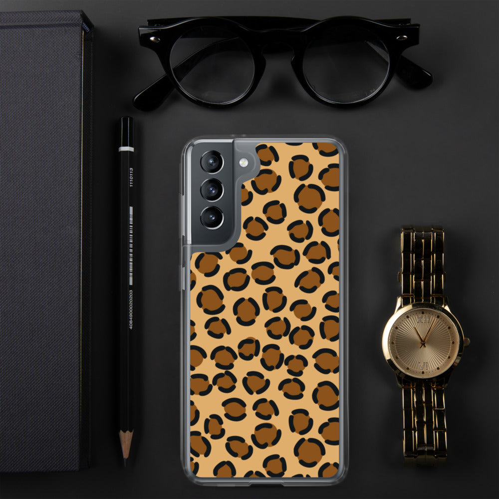 TAN LEOPARD- Samsung Case