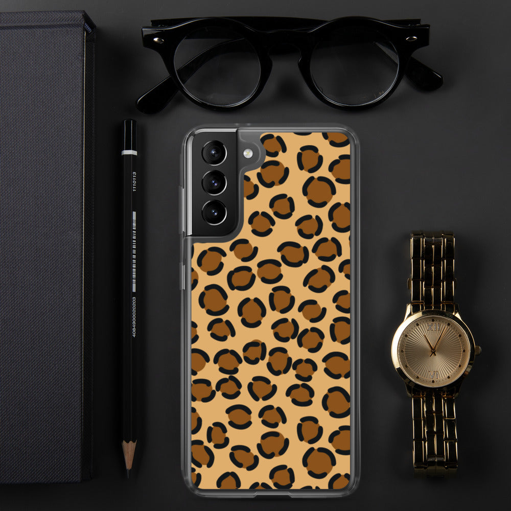 TAN LEOPARD- Samsung Case