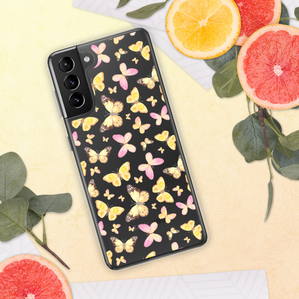 YELLOW BUTTERFLIES- Samsung Case