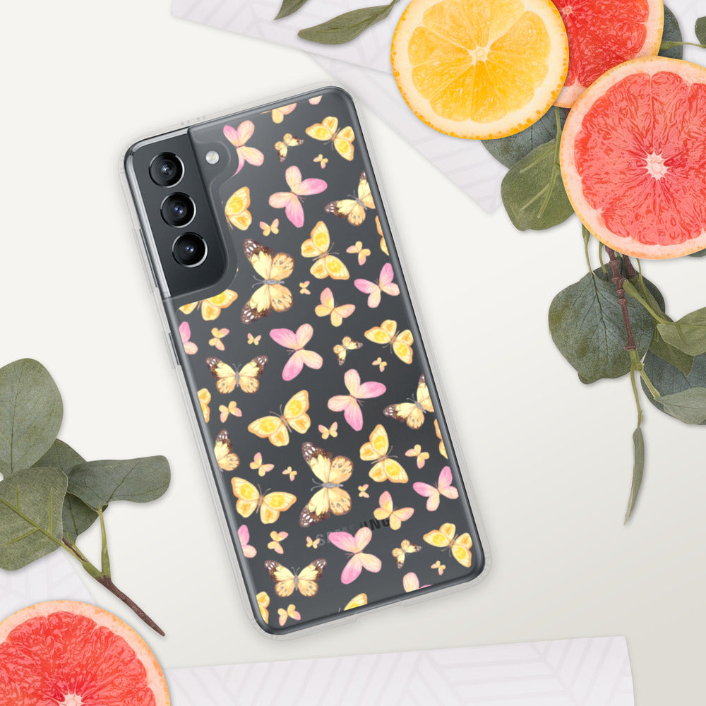 YELLOW BUTTERFLIES- Samsung Case