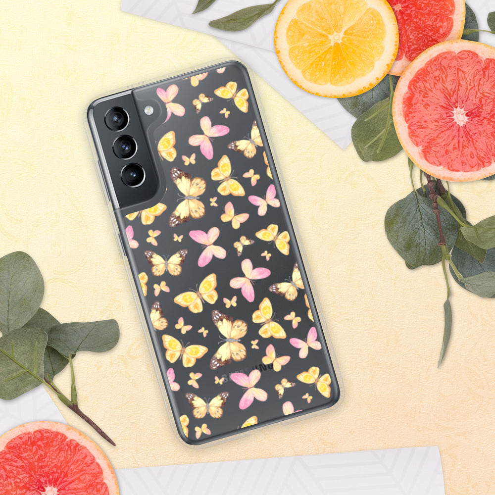 YELLOW BUTTERFLIES- Samsung Case