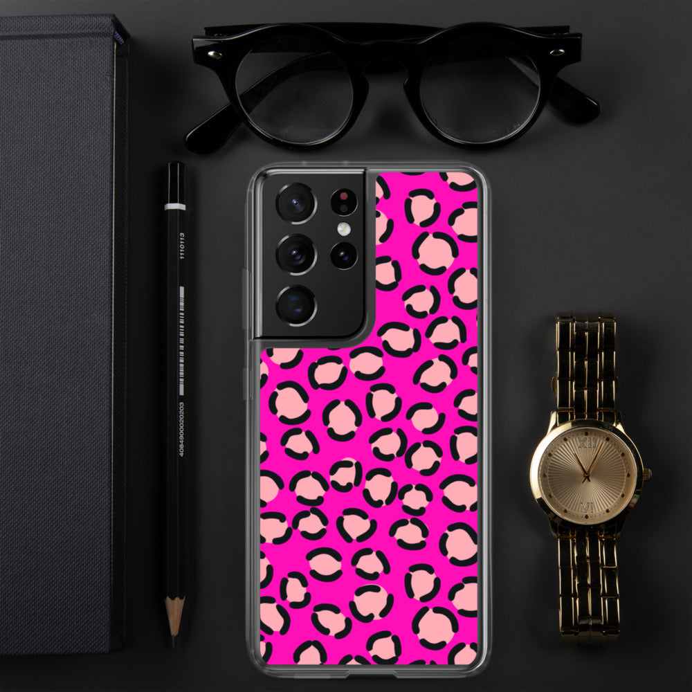 PINK LEOPARD- Samsung Case