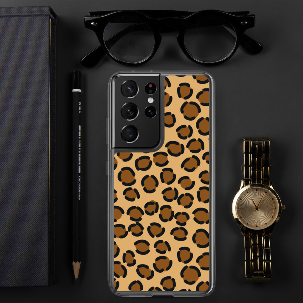 TAN LEOPARD- Samsung Case
