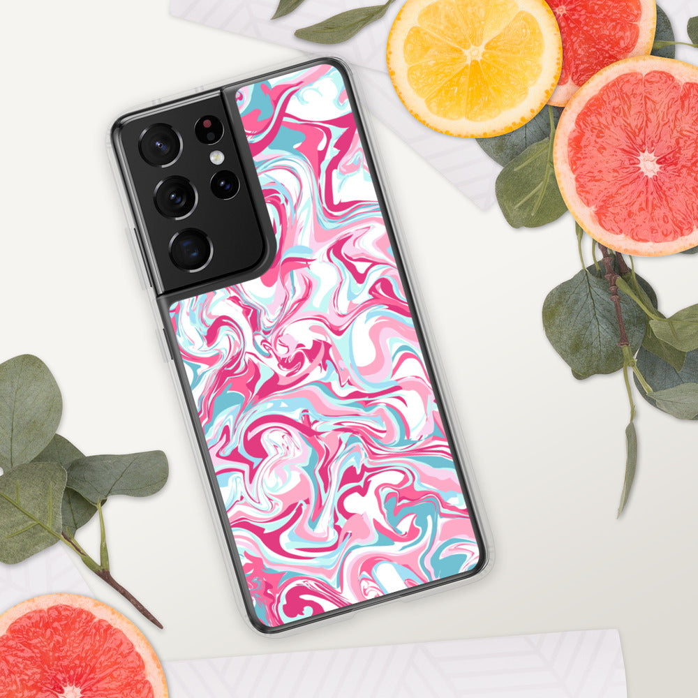 PINK MARBLE- Samsung Case