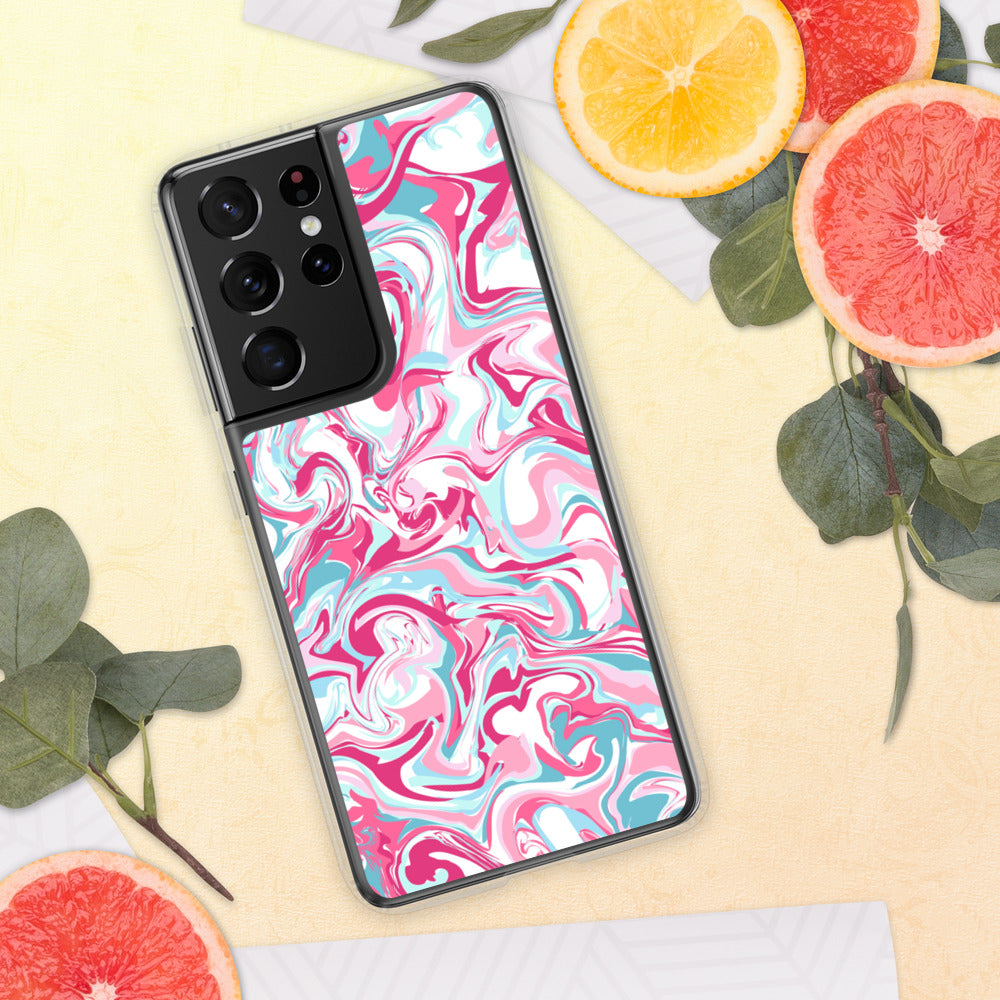 PINK MARBLE- Samsung Case