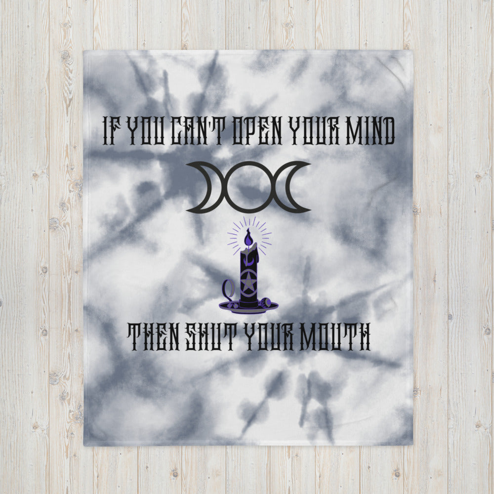 OPEN YOUR MIND- Throw Blanket