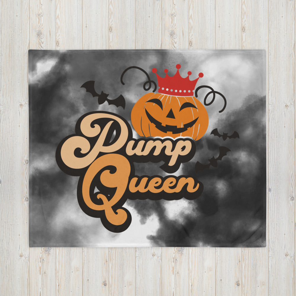 PUMPQUEEN- Throw Blanket