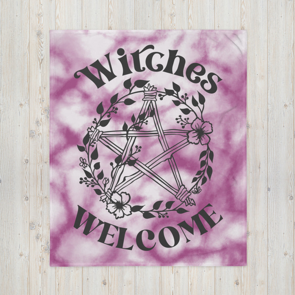 WITCHES WELCOME- Throw Blanket