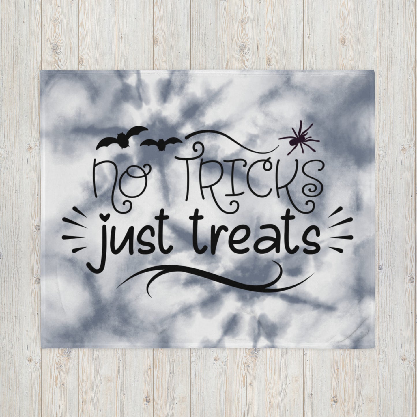 NO TRICKS, JUST TREATS- Throw Blanket