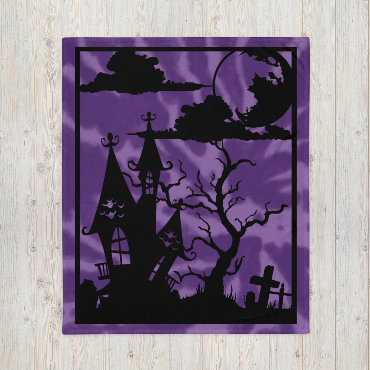 HAUNTED HOUSE- Throw Blanket