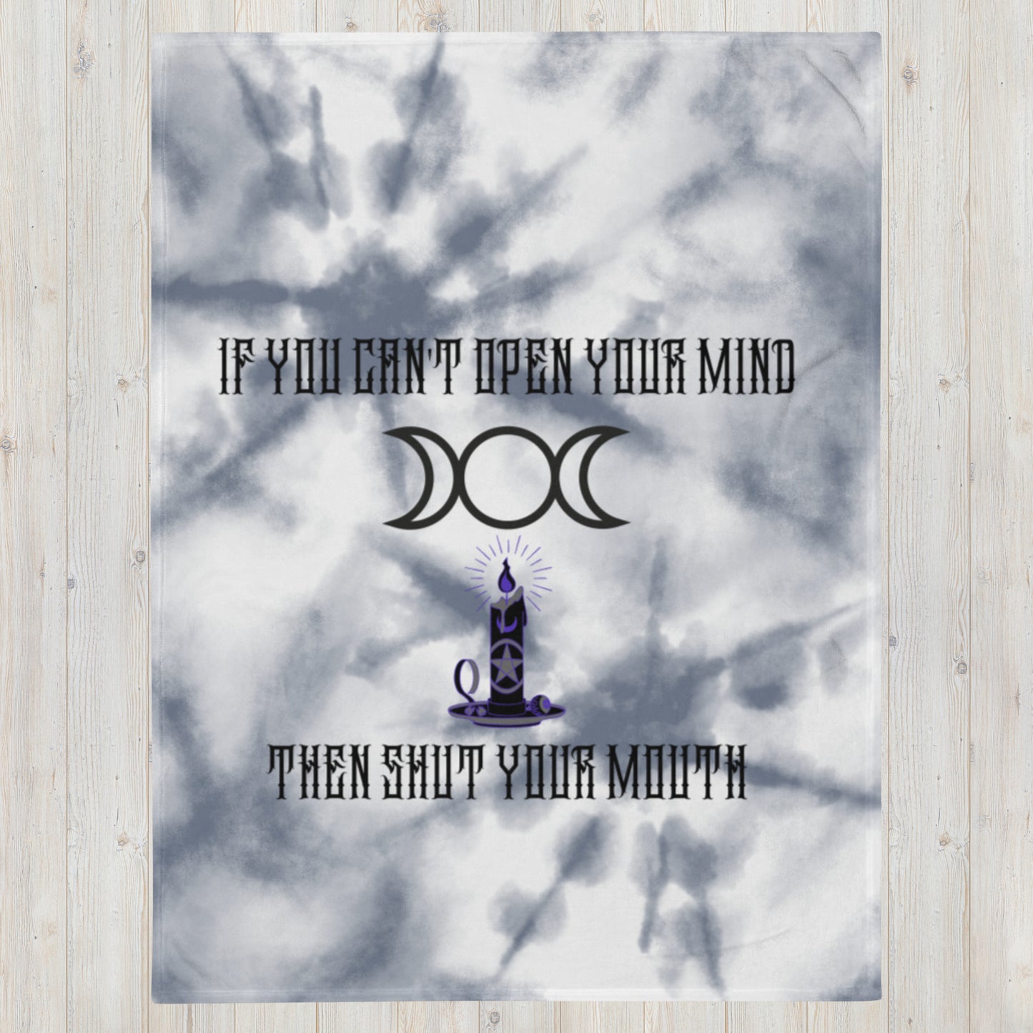 OPEN YOUR MIND- Throw Blanket