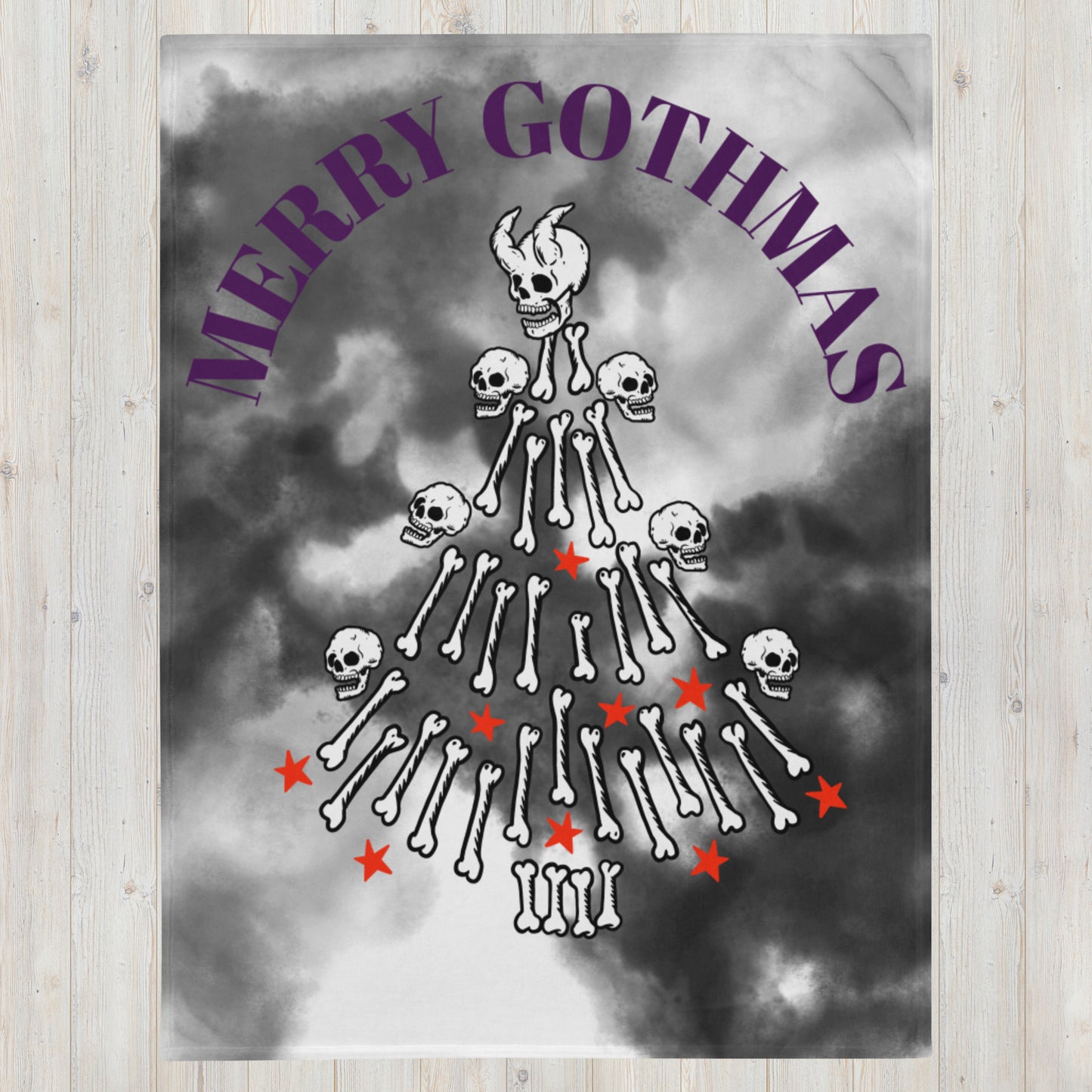 MERRY GOTHMAS- Throw Blanket