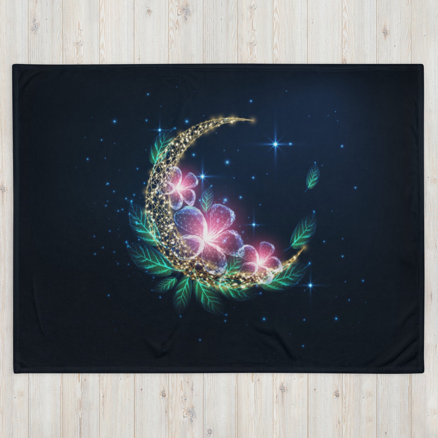 MOON BLOSSOM- Throw Blanket