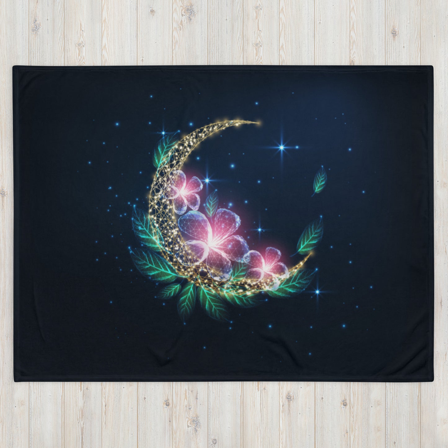 MOON BLOSSOM- Throw Blanket