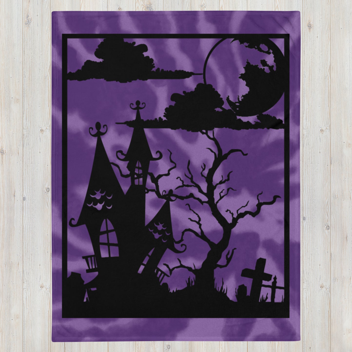 HAUNTED HOUSE- Throw Blanket