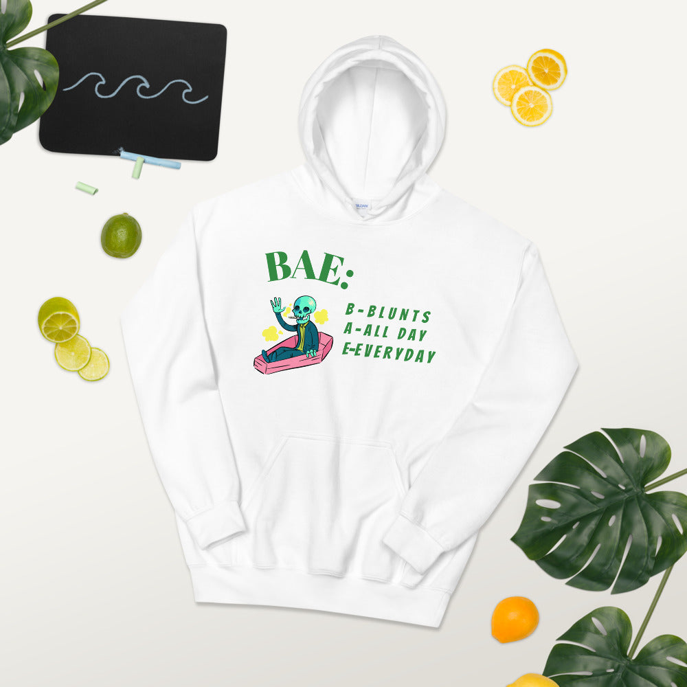 BAE- BLUNTS ALL DAY EVERYDAY- Unisex Hoodie