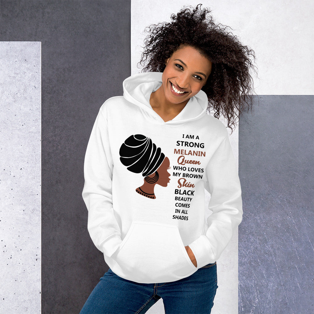 BLACK MELANIN QUEEN- Unisex Hoodie