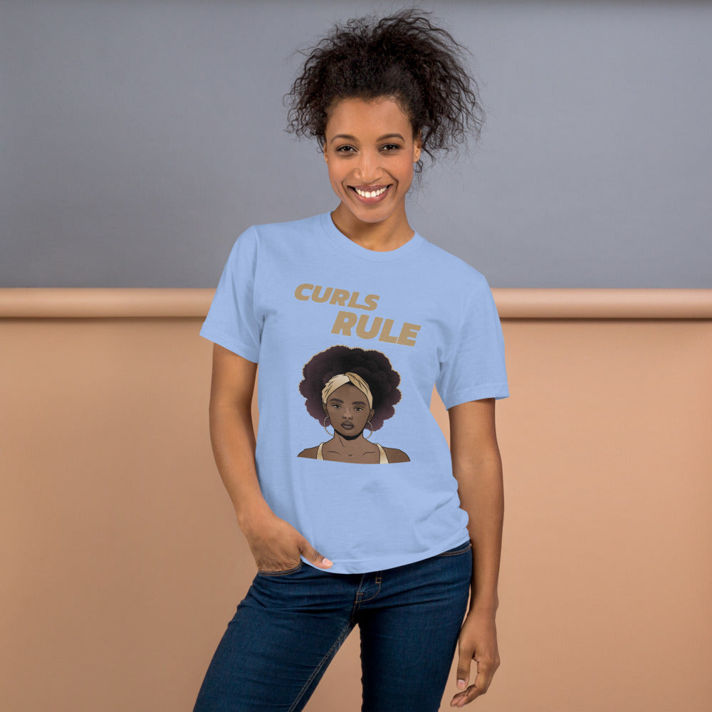 CURLS RULE- Unisex T-Shirt