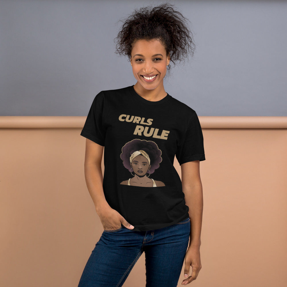 CURLS RULE- Unisex T-Shirt