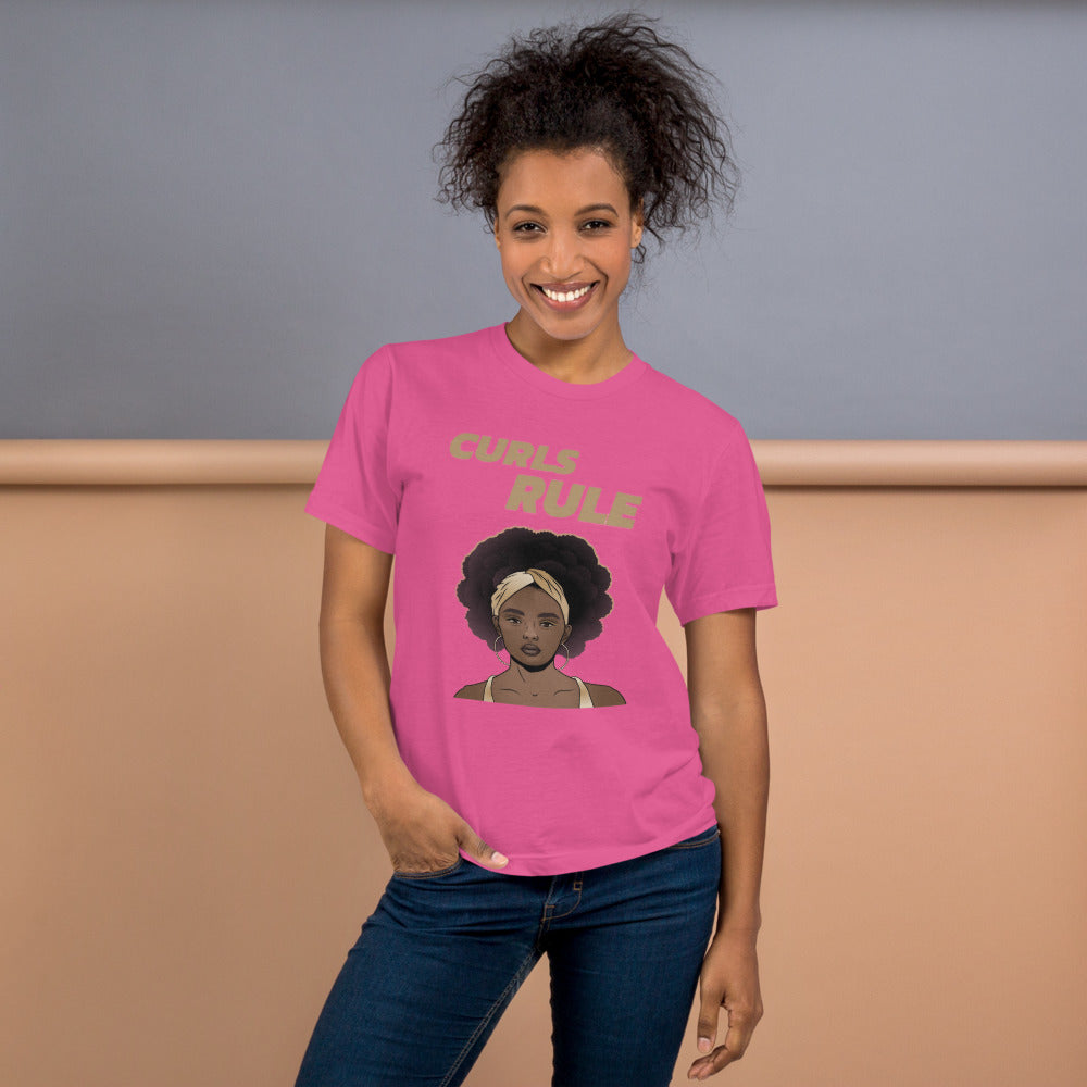 CURLS RULE- Unisex T-Shirt
