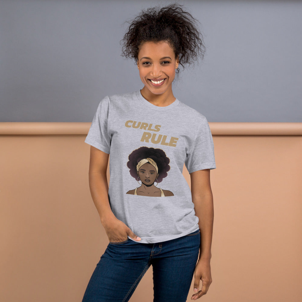 CURLS RULE- Unisex T-Shirt