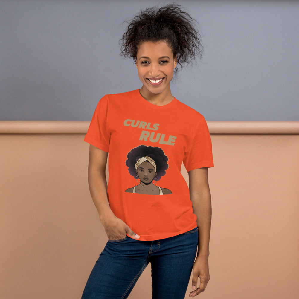 CURLS RULE- Unisex T-Shirt