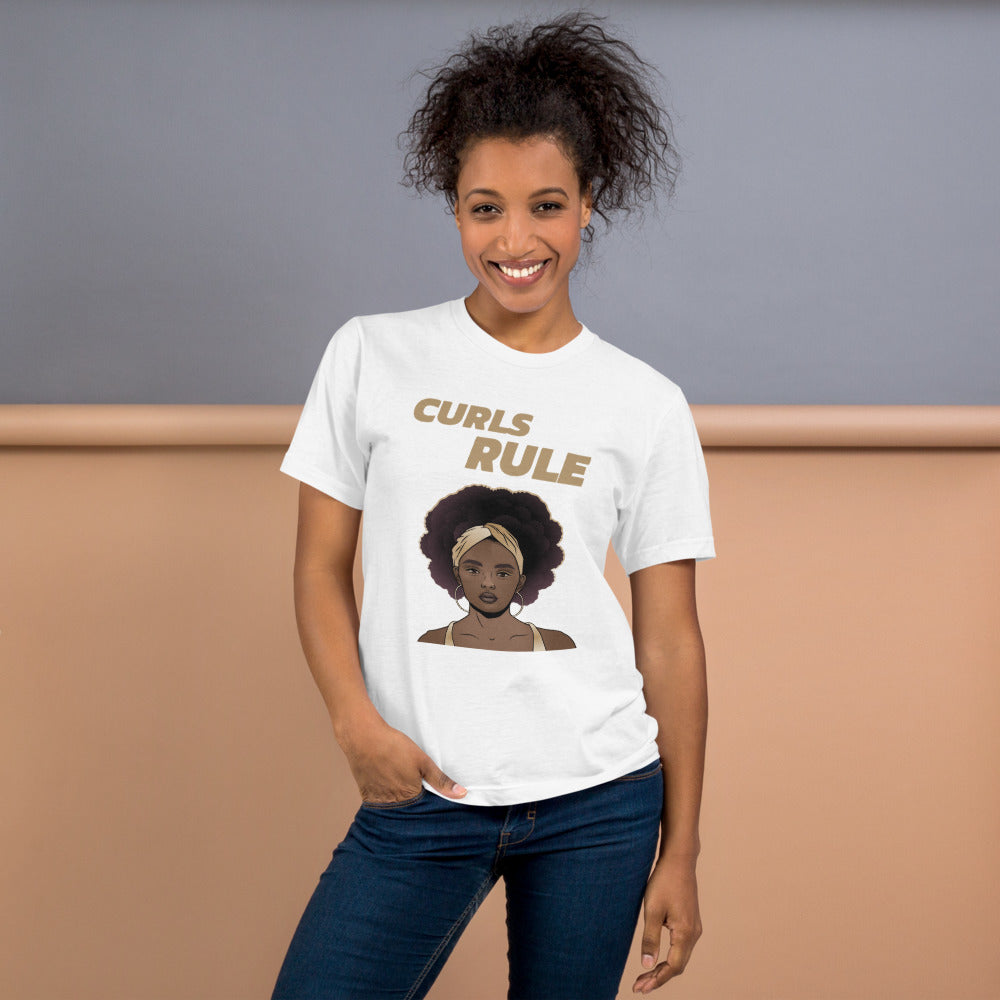 CURLS RULE- Unisex T-Shirt