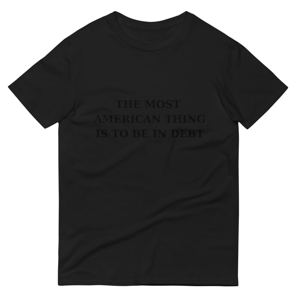 AMERICA IN DEBT- Short-Sleeve T-Shirt
