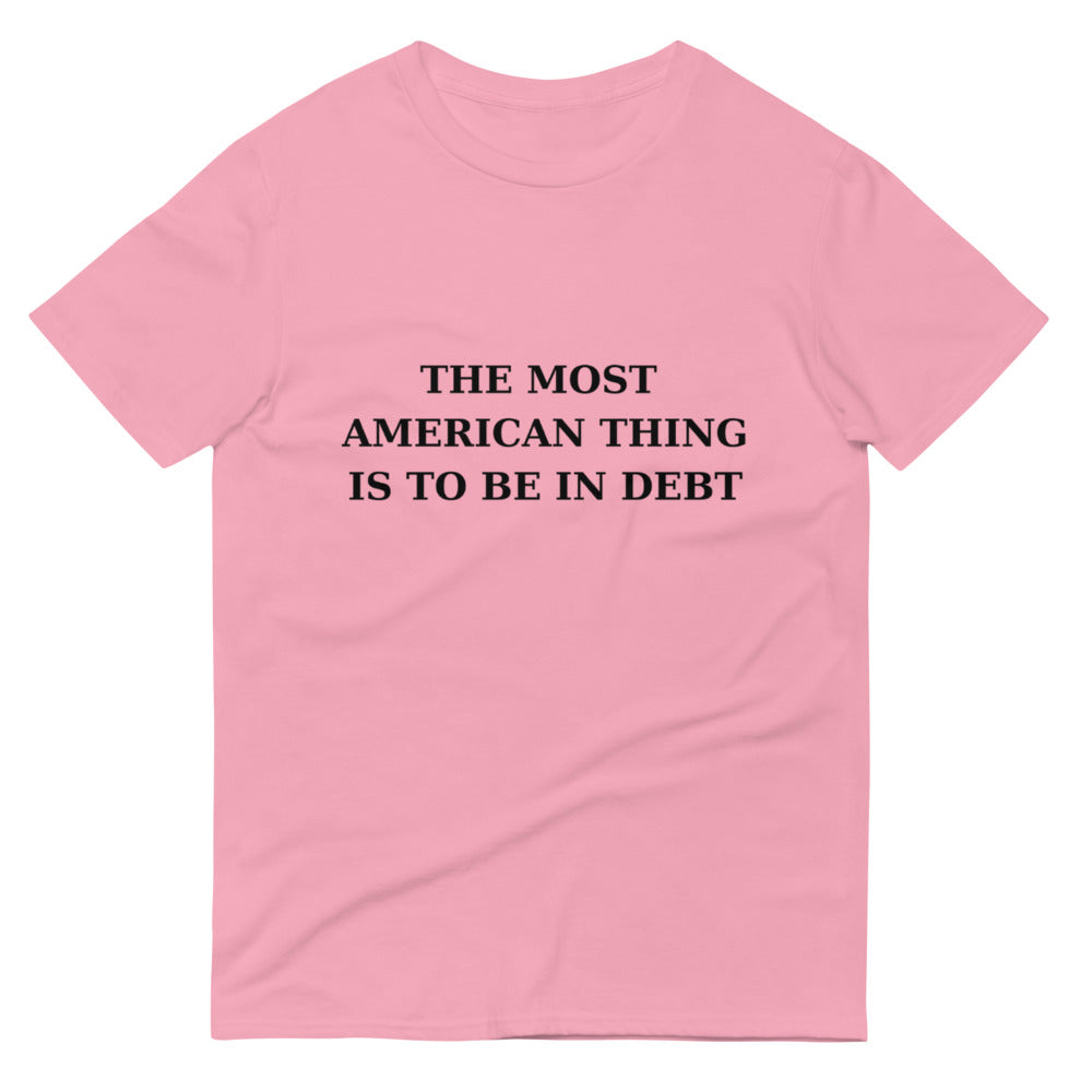 AMERICA IN DEBT- Short-Sleeve T-Shirt