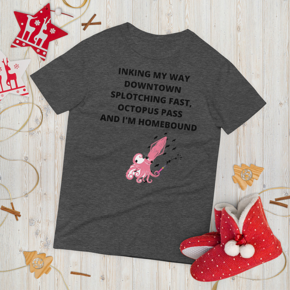 INKING MY WAY DOWNTOWN- Unisex Short-Sleeve T-Shirt