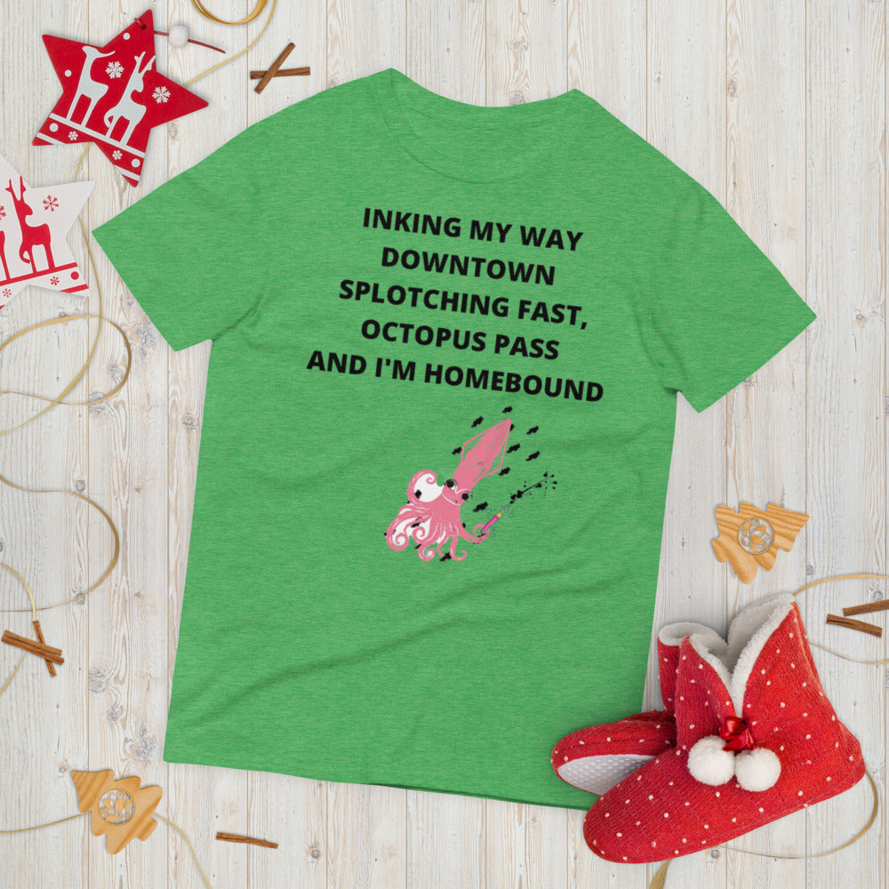 INKING MY WAY DOWNTOWN- Unisex Short-Sleeve T-Shirt