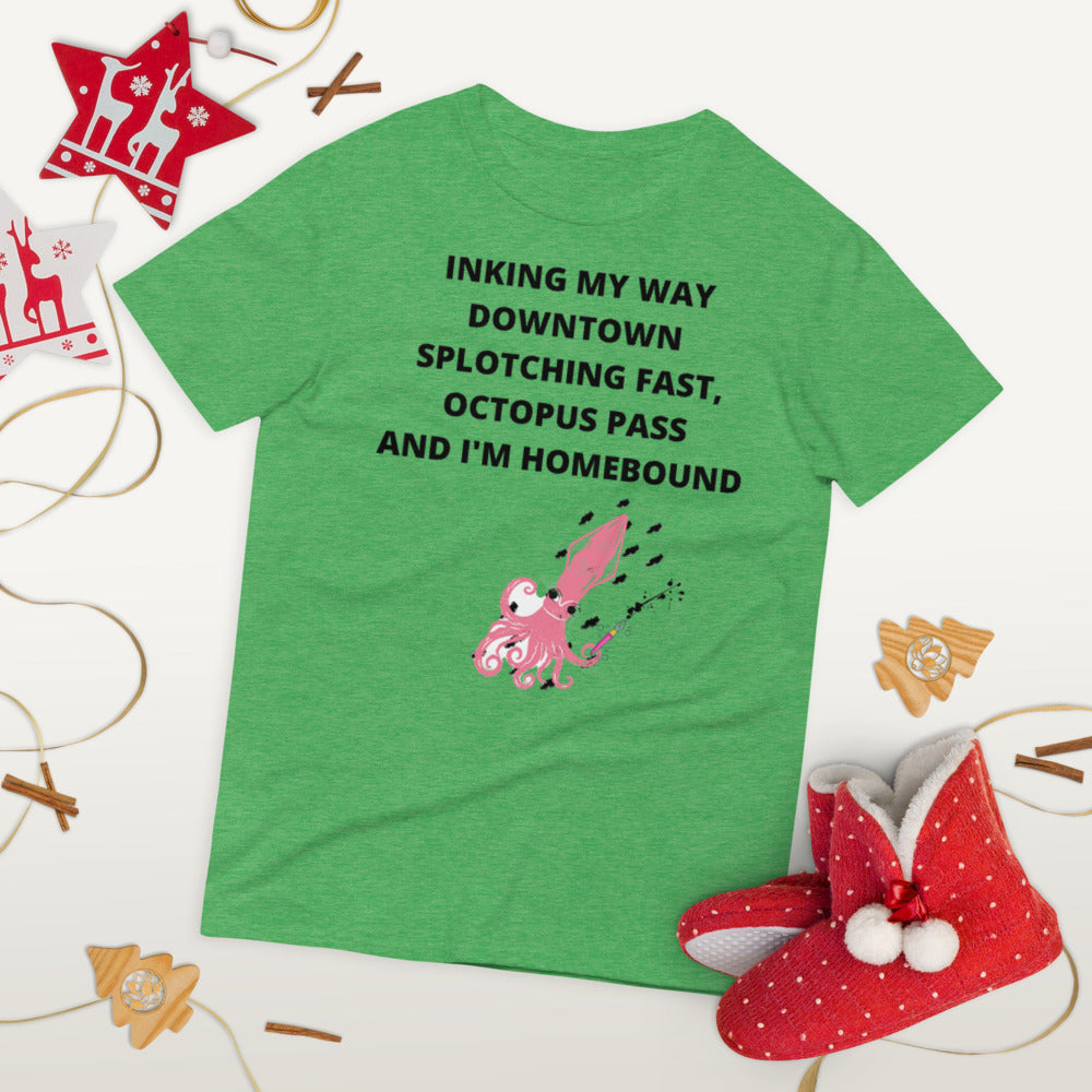 INKING MY WAY DOWNTOWN- Unisex Short-Sleeve T-Shirt