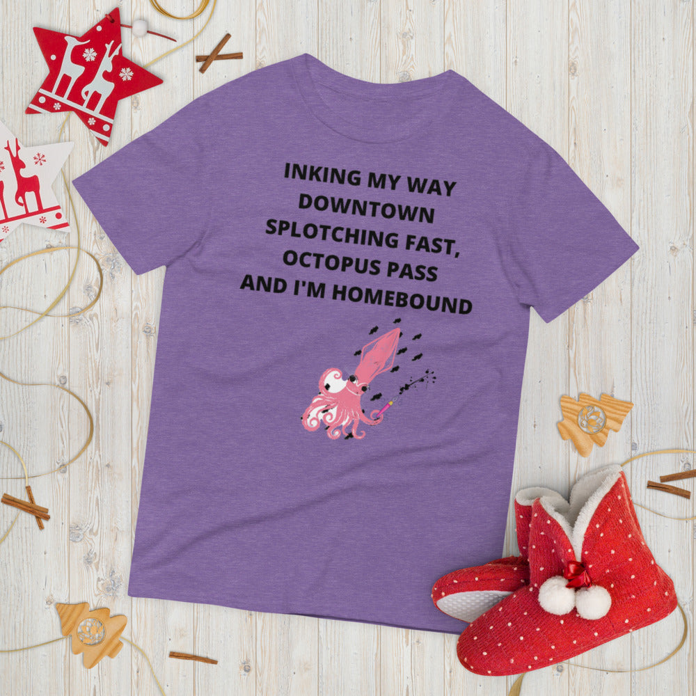 INKING MY WAY DOWNTOWN- Unisex Short-Sleeve T-Shirt