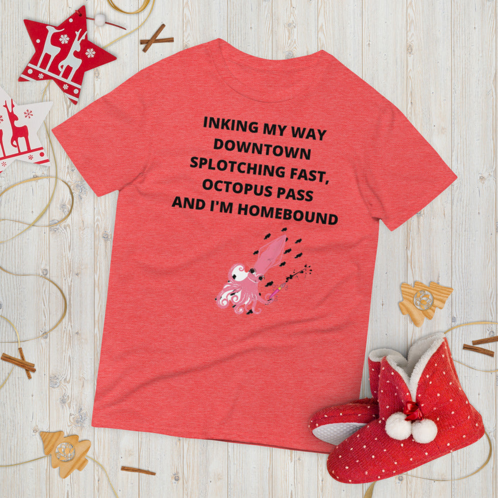 INKING MY WAY DOWNTOWN- Unisex Short-Sleeve T-Shirt