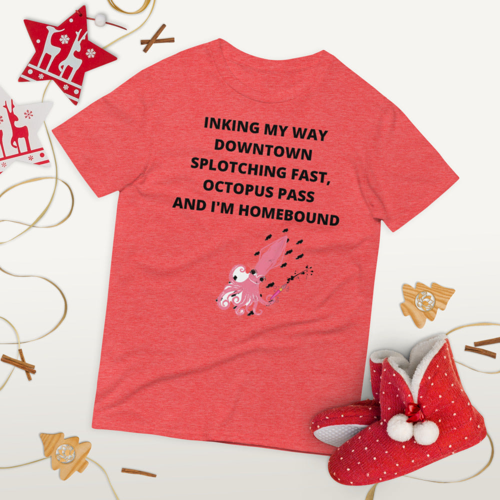 INKING MY WAY DOWNTOWN- Unisex Short-Sleeve T-Shirt