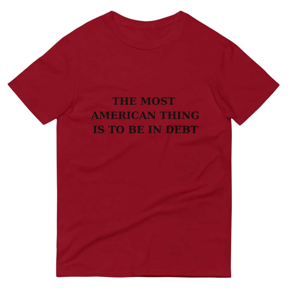 AMERICA IN DEBT- Short-Sleeve T-Shirt